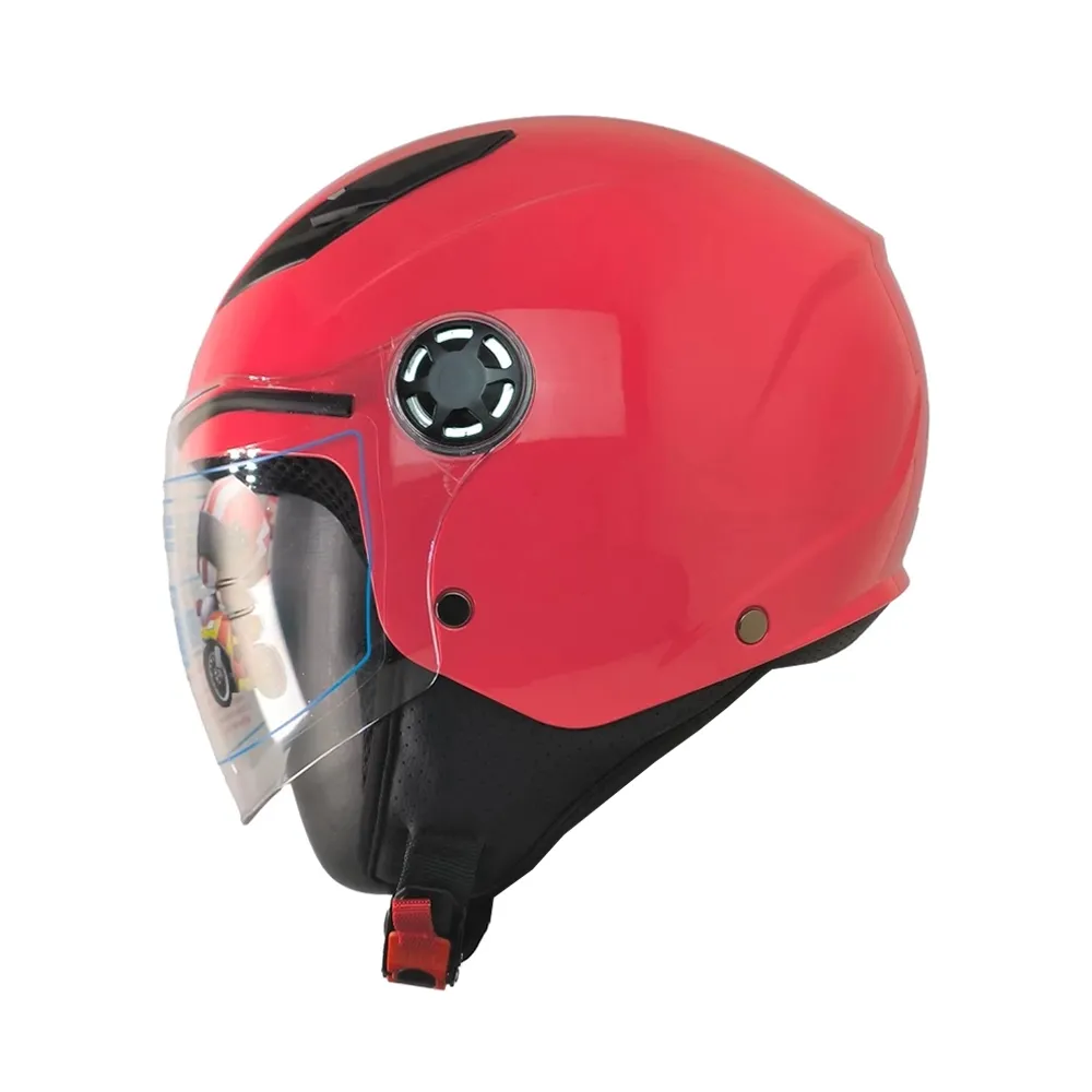 FREE-M FR215 KOYU PEMBE YARIM ÇOCUK KASKI